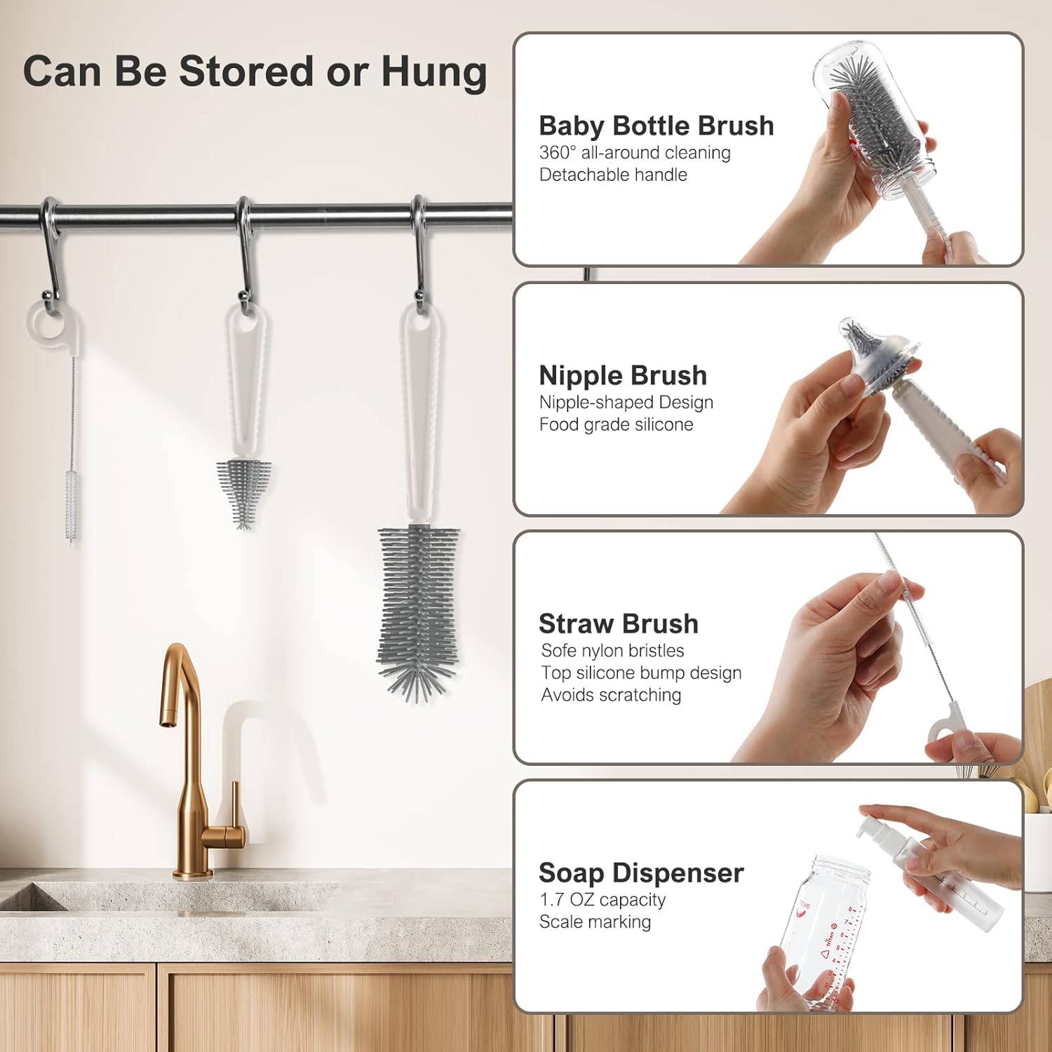 Travel Cleaning Kit (6 in 1)