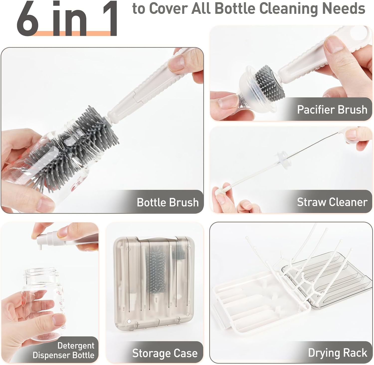Travel Cleaning Kit (6 in 1)