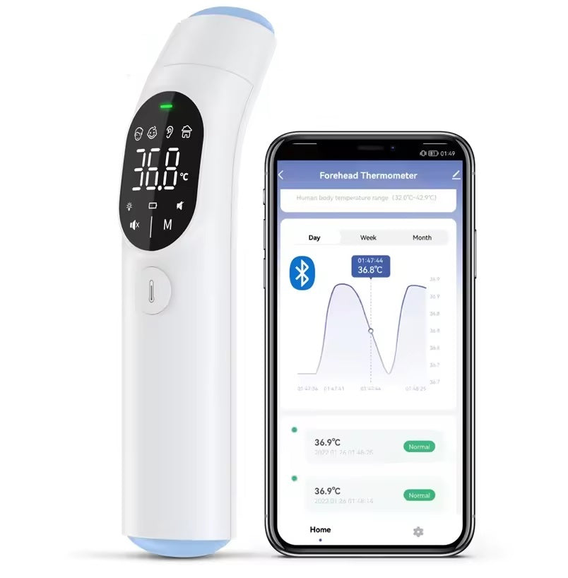 Baby Thermometer - Smart Digital 4 in 1 Bluetooth App