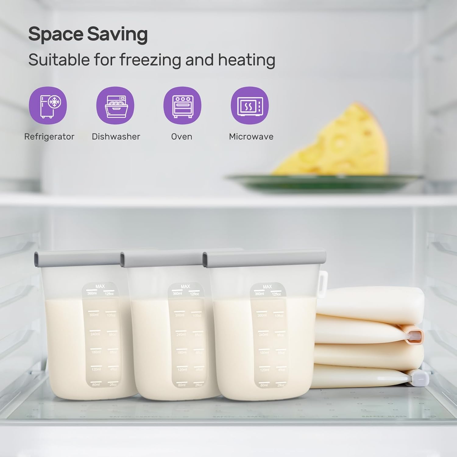 Reusable Breast Milk Storage Pouches