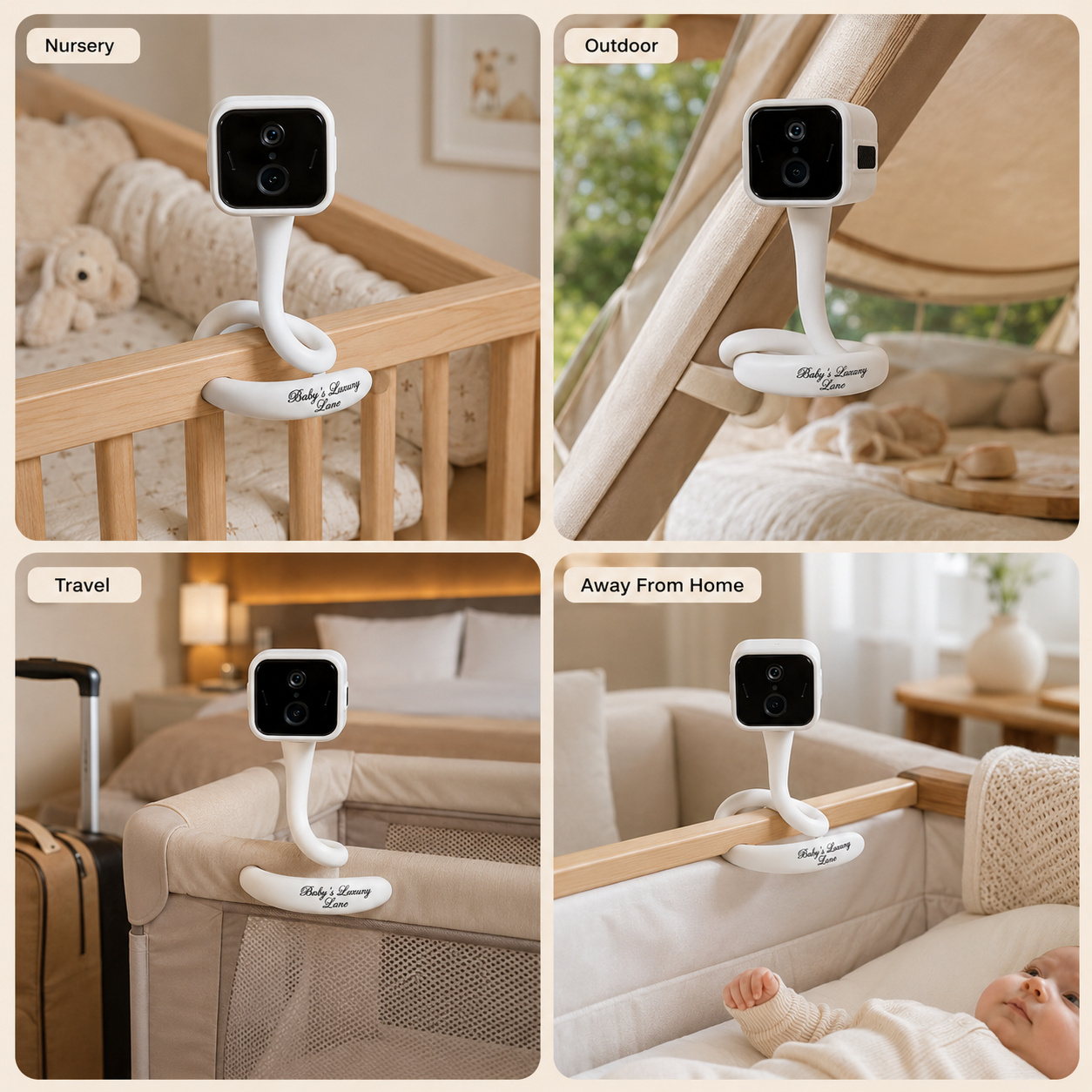 BabyCam PRO- Wireless Travel Baby Monitor